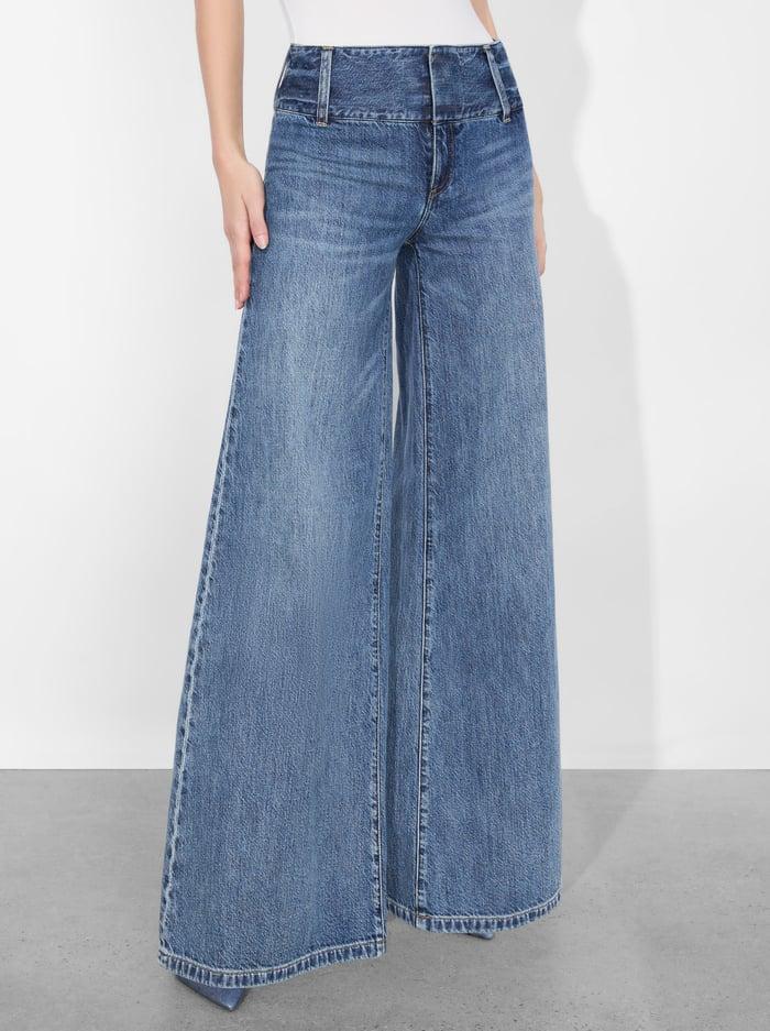 alice & olivia OLIVIA JEAN ROMY DARK VINTAGE BLUE