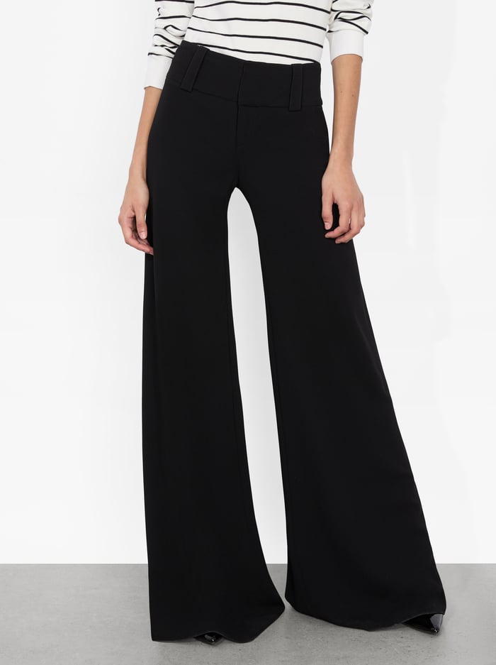 alice & olivia OLIVIA PANT BLACK