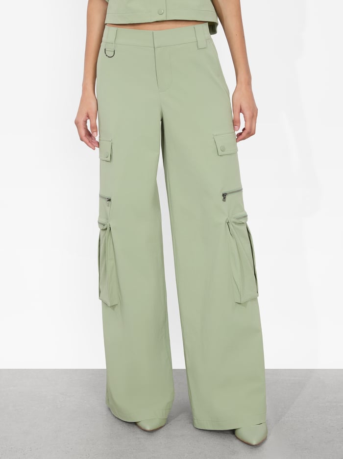 alice & olivia SARA CARGO PANT SAGE