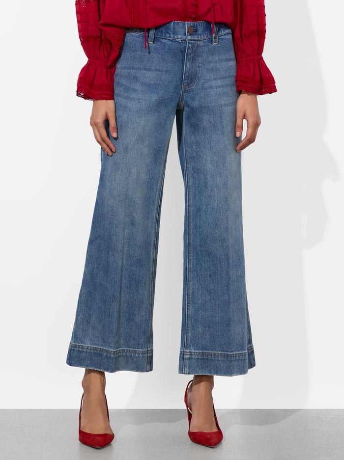 alice & olivia SLAY ANKLE JEAN AVERY BLUE