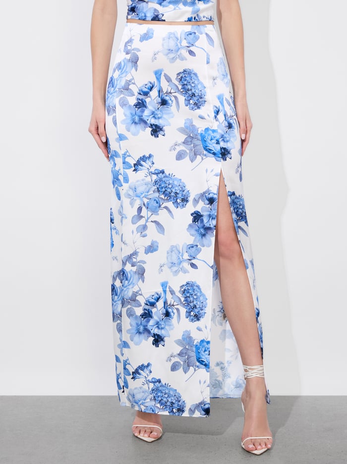 alice & olivia STEPHINE MAXI SKIRT AFFECTION SMALL