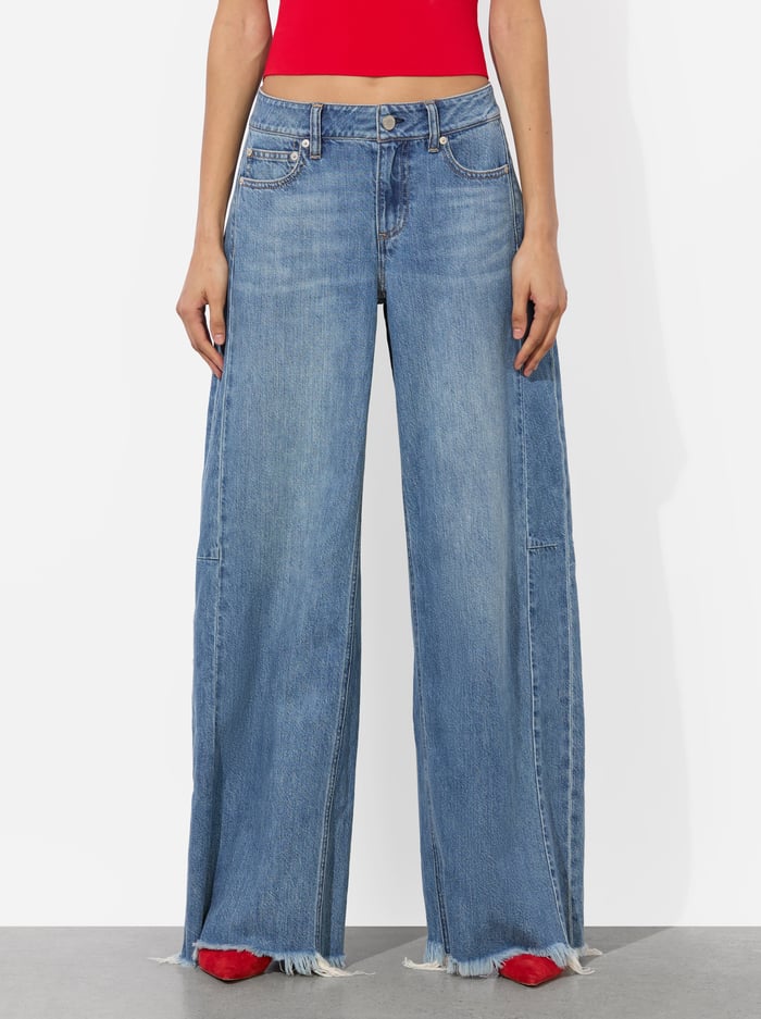 alice & olivia STU BAGGY JEAN LIVIA VINTAGE BLUE