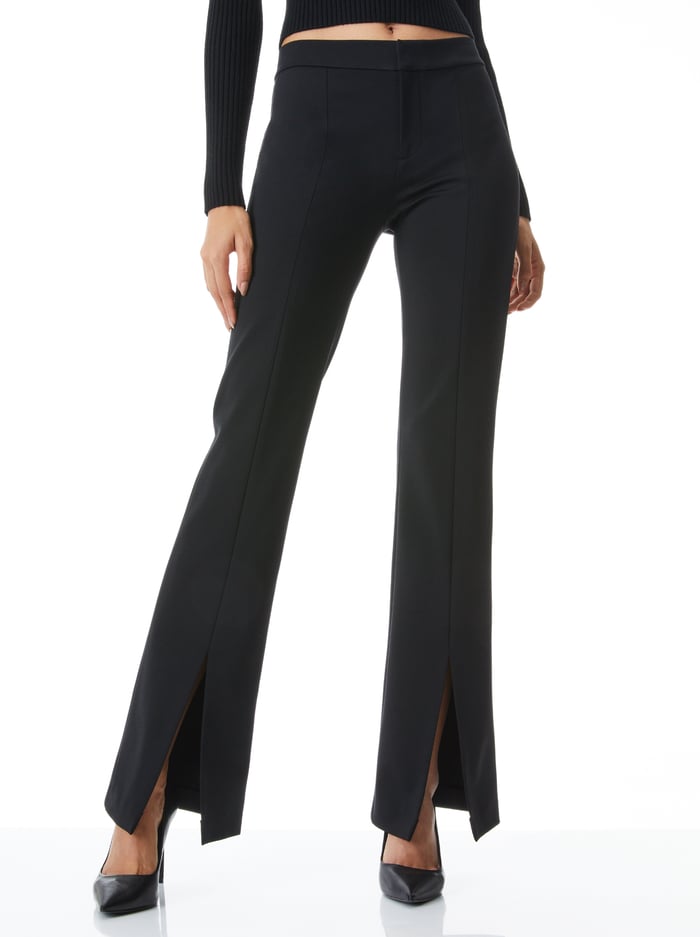 alice & olivia WALKER PANT BLACK