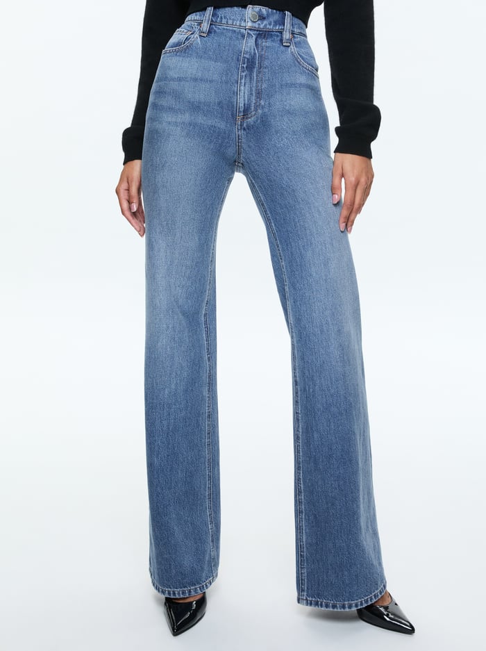 alice & olivia WEEZY JEAN AVERY BLUE
