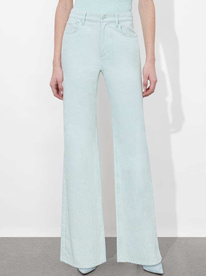 alice & olivia WEEZY JEAN SEA SPRAY