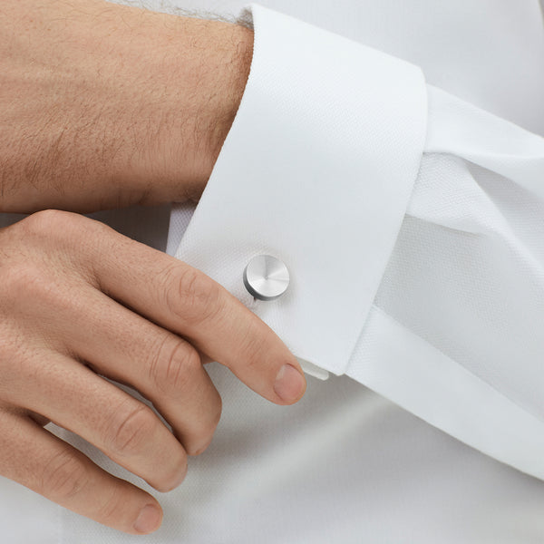 Alice Made This Alice Made This | Alexander Steel Minimalist Cufflinks For Men Cufflinks