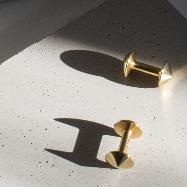 Alice Made This Alice Made This | Austin Minimalist Brass Cufflinks Cufflinks