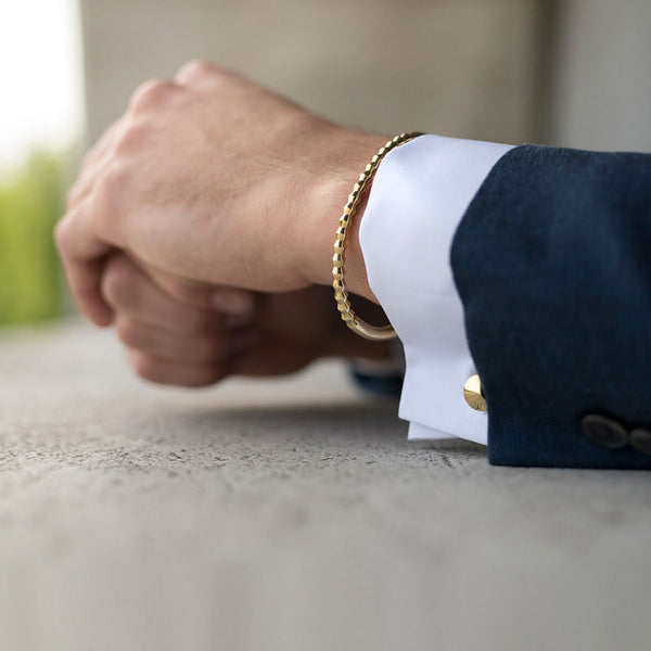 Alice Made This Alice Made This | Austin Minimalist Brass Cufflinks Cufflinks
