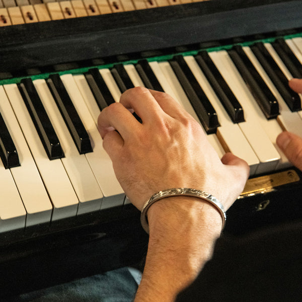 Alice Made This Alice Made This | Bancroft Cloak Scroll Silver Bracelet For Men Bracelets