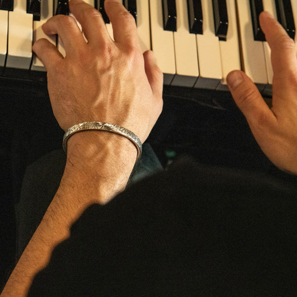 Alice Made This Alice Made This | Bancroft Spiral Silver Bracelet For Men Bracelets