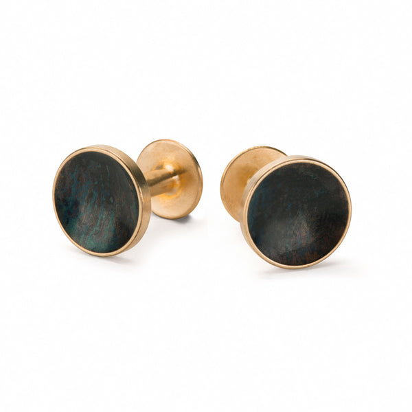 alice made this Alice Made This | Bayley Quink Artisan Cufflinks | Stylish Black Blue Cufflinks