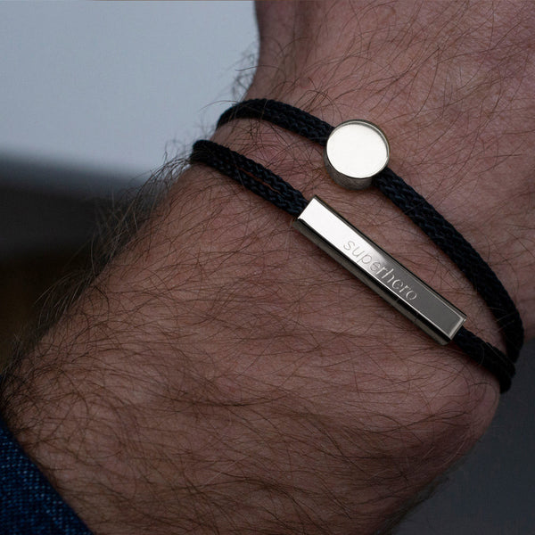Alice Made This Alice Made This | Charlie Bracelet | Silver Men's ID Bracelets Bracelets