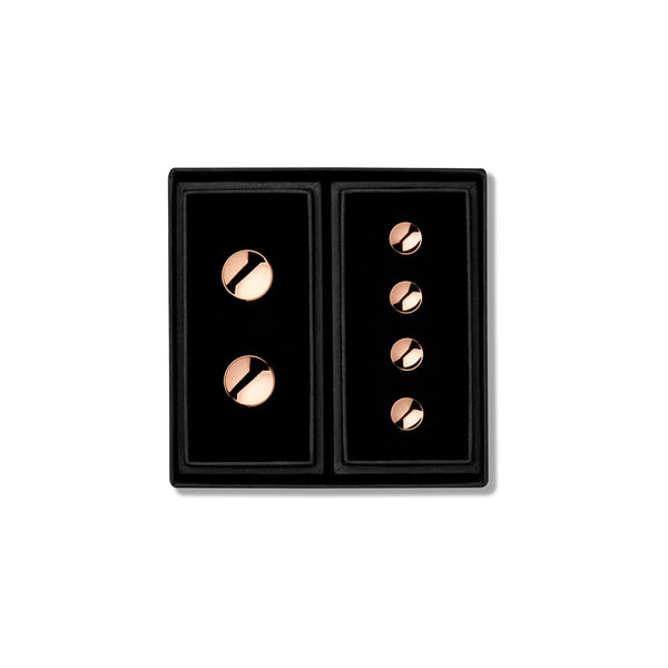 alice made this Alice Made This | Designer Cufflink and Studs | Rose Gold Shirt Studs Gift Sets