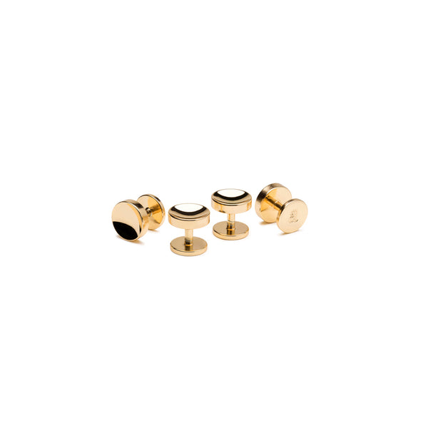alice made this Alice Made This | Designer Shirt Studs | 18ct Gold Shirt Studs Stud