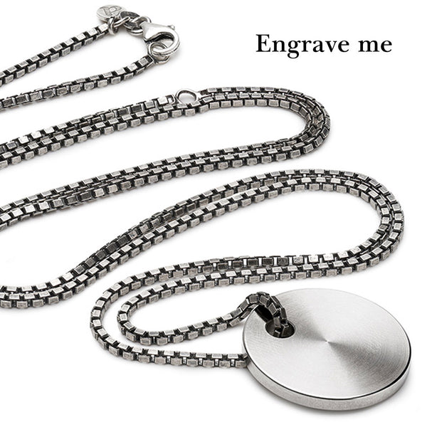 Alice Made This Alice Made This | Dot Necklace | Men's Dog Tag Necklace Men's Necklace