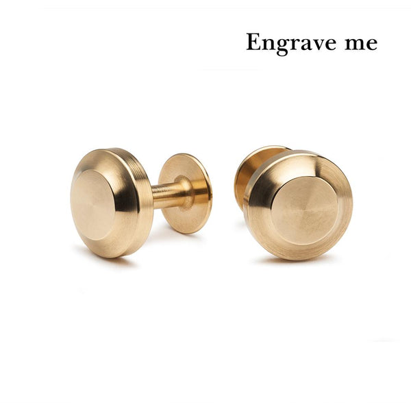 alice made this Alice Made This | Edward Brass Cufflinks | Designer Cufflinks for Men Cufflinks