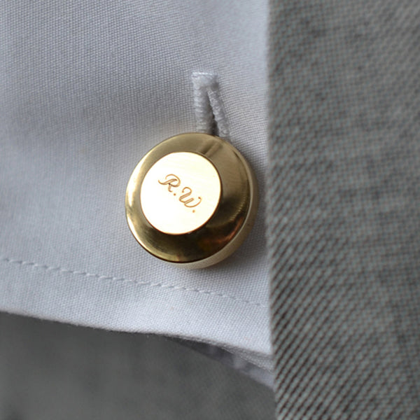 Alice Made This Alice Made This | Edward Brass Cufflinks | Designer Cufflinks For Men Cufflinks