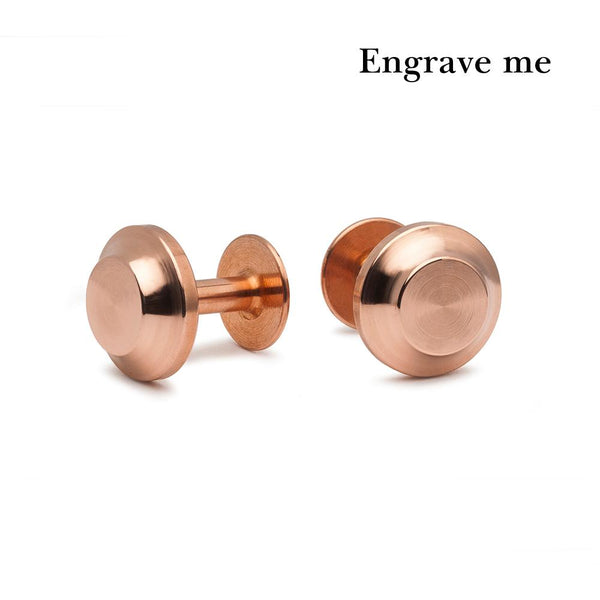 alice made this Alice Made This | Edward Copper Cufflinks | Minimalist Cufflinks Cufflinks
