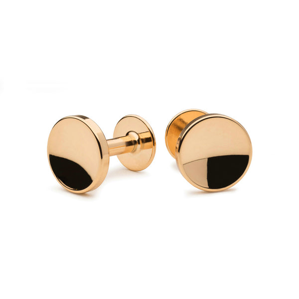 alice made this Alice Made This | Elliot 18ct Gold Cufflinks | Minimalist Cufflinks Cufflinks