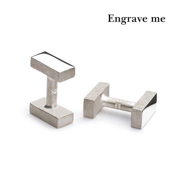 alice made this Alice Made This | Erno 925 Silver Polished Cufflinks for Men Cufflinks