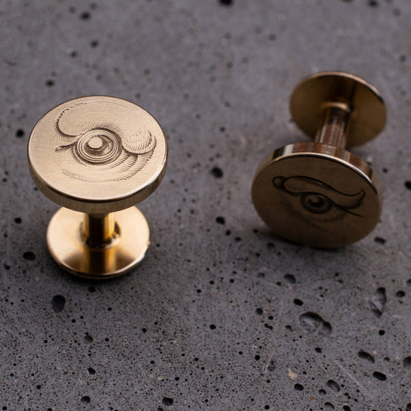 Alice Made This Alice Made This | Hand Engraved Beast Eyes Cufflinks | Limited Editions Cufflinks
