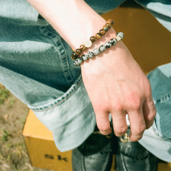 Alice Made This Alice Made This | Hutton Tiger Eye Bracelet | Personalised Bracelets | Semi Precious Stones Bracelets