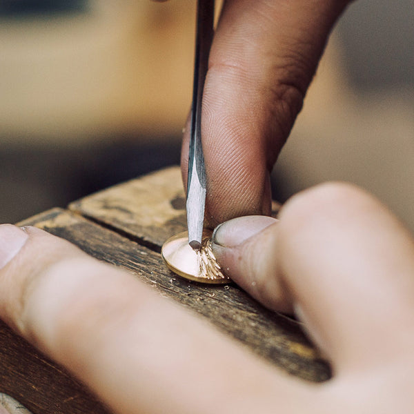 Alice Made This Alice Made This | James Spiral Brass Cufflinks | Innovative Cufflinks Cufflinks