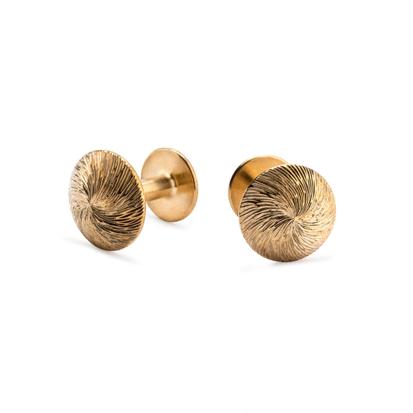 alice made this Alice Made This | James Spiral Brass Cufflinks | Innovative Cufflinks Cufflinks