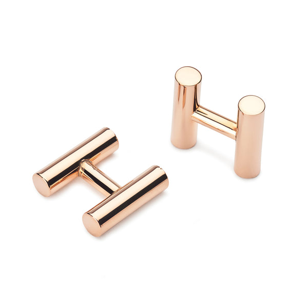 Alice Made This Alice Made This | Kitson Rose Gold Cufflinks | Minimalist Cufflinks Cufflinks