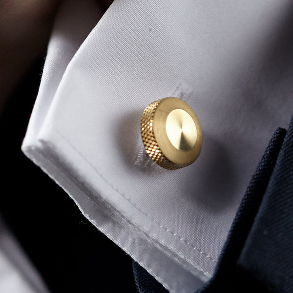 Alice Made This Alice Made This | Oliver Brass Cufflinks | Minimalist Cufflinks Cufflinks