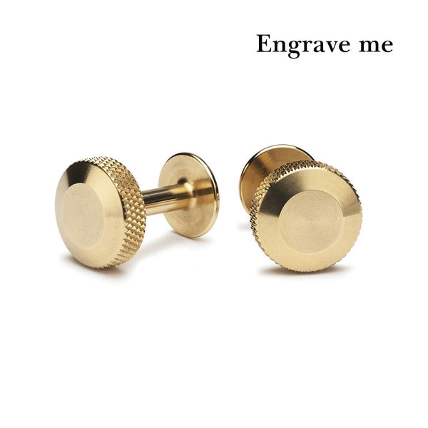 alice made this Alice Made This | Oliver Brass Cufflinks | Minimalist Cufflinks Cufflinks