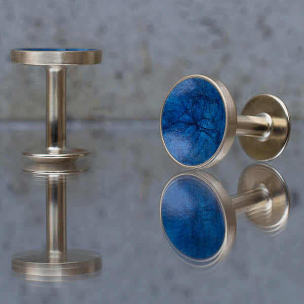 alice made this Alice Made This | Prussian Blue Bayley Cufflinks | Innovative Design Cufflinks