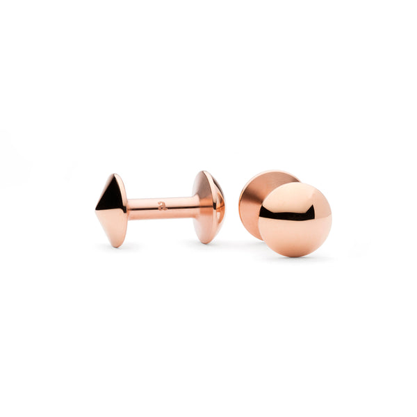 alice made this Alice Made This | Rose Gold Cufflinks for Men | Minimalist Cufflinks Cufflinks