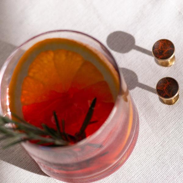 Alice Made This Bayley Burnt Orange Brass Cufflinks – Alice Made This Cufflinks