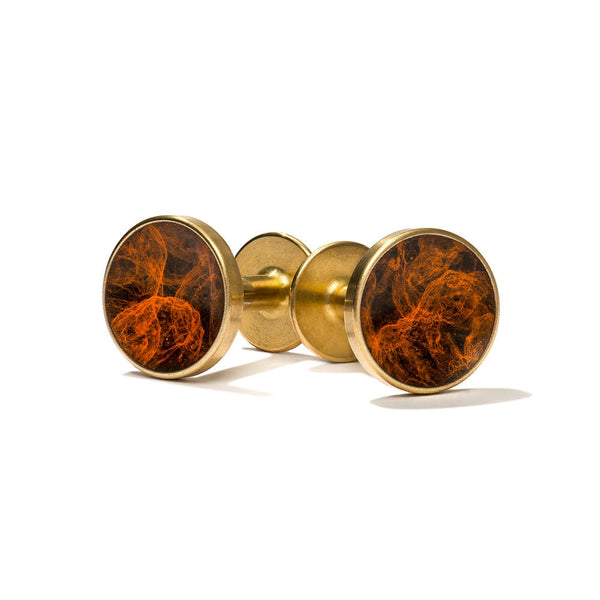 alice made this Bayley Burnt Orange brass cufflinks – Alice Made This Cufflinks
