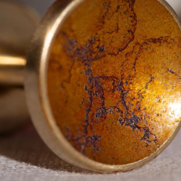 Alice Made This Bayley Ochre Brass Cufflinks – Alice Made This Cufflinks
