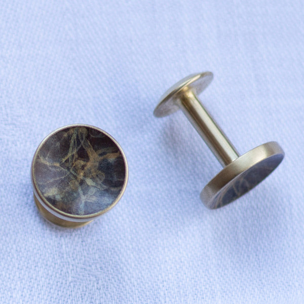 Alice Made This Bayley Woodland Brass Cufflinks – Alice Made This Cufflinks