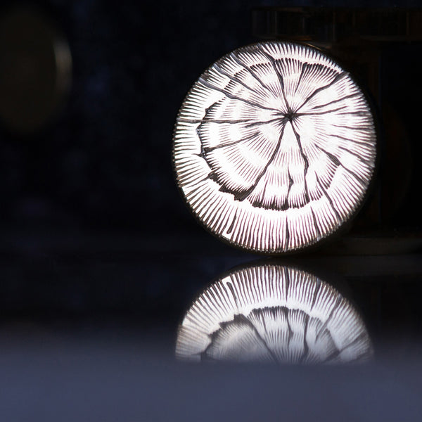 Alice Made This Edition - Oak Hand Engraved Brass Cufflinks – Alice Made This Cufflinks