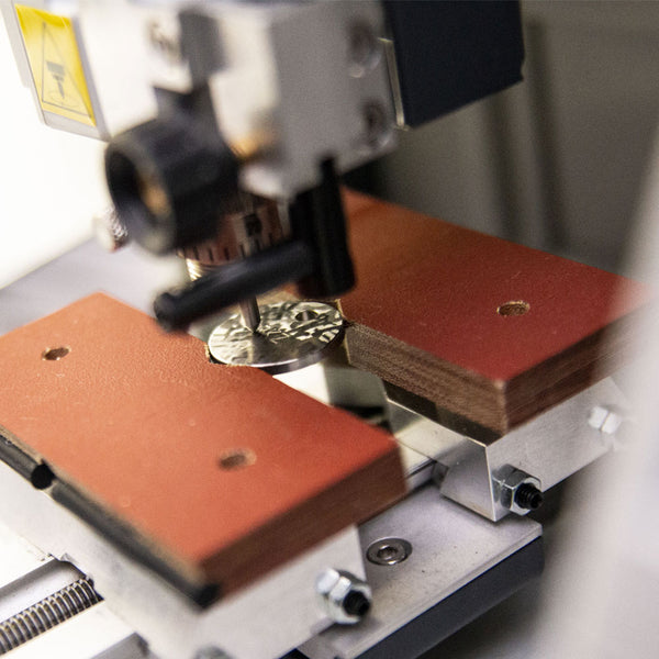 Alice Made This Silver Men's Necklace | Dot Silver Mottled Necklace | Alice Made This – Alice Made This Men's Necklace