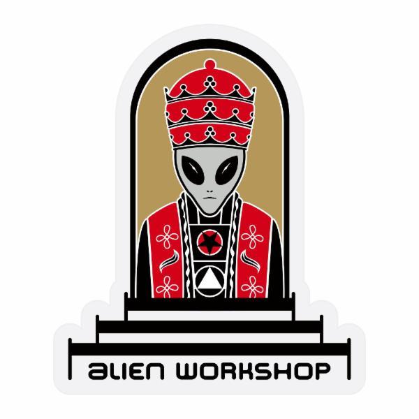 alien workshop AWS Priest Sticker – Alien Workshop | The Sovereign Sect Sticker