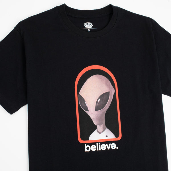 Alien Workshop Believe Reality T-Shirt Black – Alien Workshop | The Sovereign Sect T-Shirts