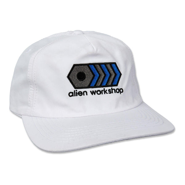 alien workshop Bolts Strapback Hat White – Alien Workshop | The Sovereign Sect Hat