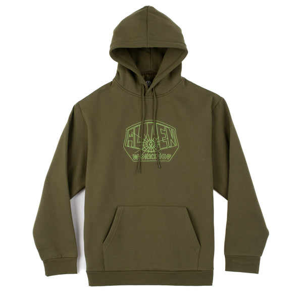 alien workshop OG Logo Lines Hoodie Olive – Alien Workshop | The Sovereign Sect Sweatshirts
