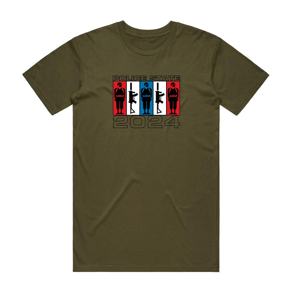 alien workshop Police State T-Shirt Army – Alien Workshop | The Sovereign Sect T-Shirts