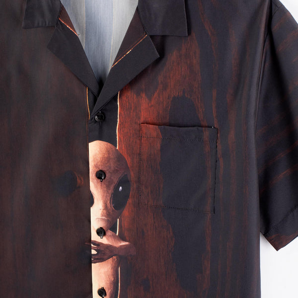 Alien Workshop Visitor Button Down – Alien Workshop | The Sovereign Sect Button Down Shirt