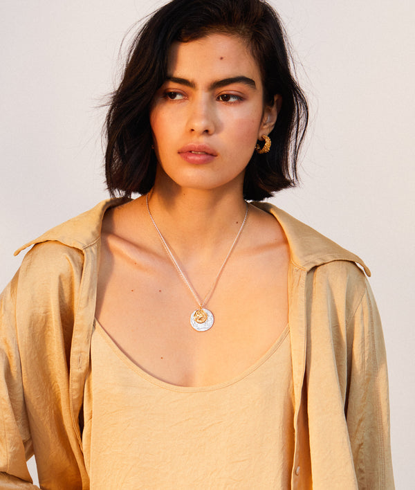 Alighieri Capricorn Zodiac Necklace | 24kt Gold-Plated Pendant | Alighieri Necklaces