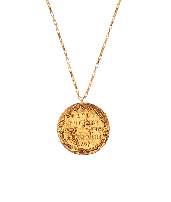 Alighieri Il Leone Medallion | Solid Gold Medallion Necklace | Alighieri Jewellery Necklaces