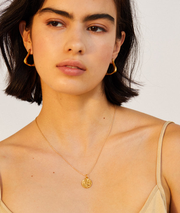 Alighieri Libra Necklace | 24k Gold-Plated Zodiac Pendant | Alighieri Necklaces