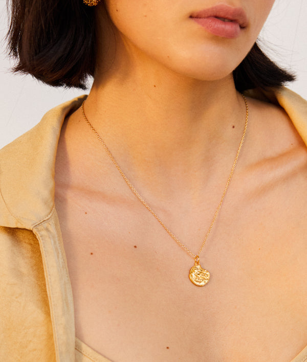Alighieri Pisces Necklace | 24k Gold-Plated Zodiac Pendant | Alighieri Necklaces