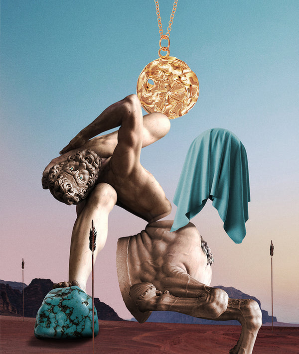 Alighieri Sagittarius Necklace | 24k Gold-Plated Zodiac | Alighieri Jewellery Necklaces